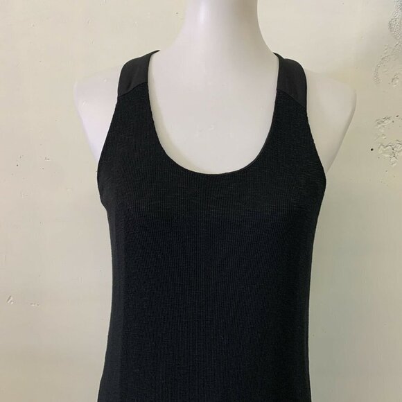 Lou & Grey Black Textured Sleeveless Tank Dress - Picture 2 of 6